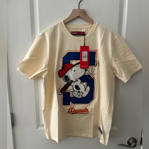 Peanuts T Shirt Cream Size Large Brand New - Picture 10 of 10